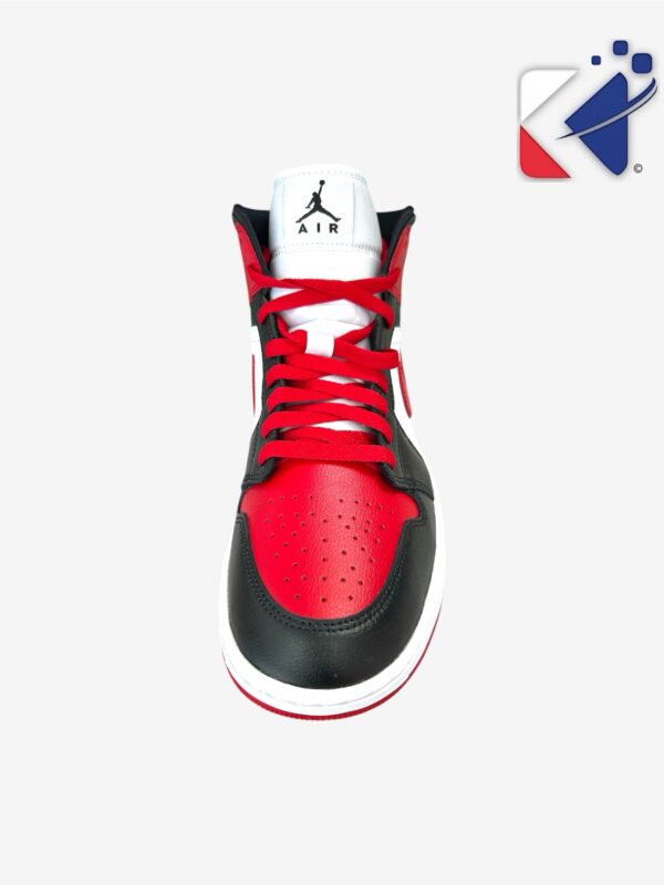 Basket Air Jordan 1 Mid - noir/blanc/rouge - POINTURE 44,5 – Image 2