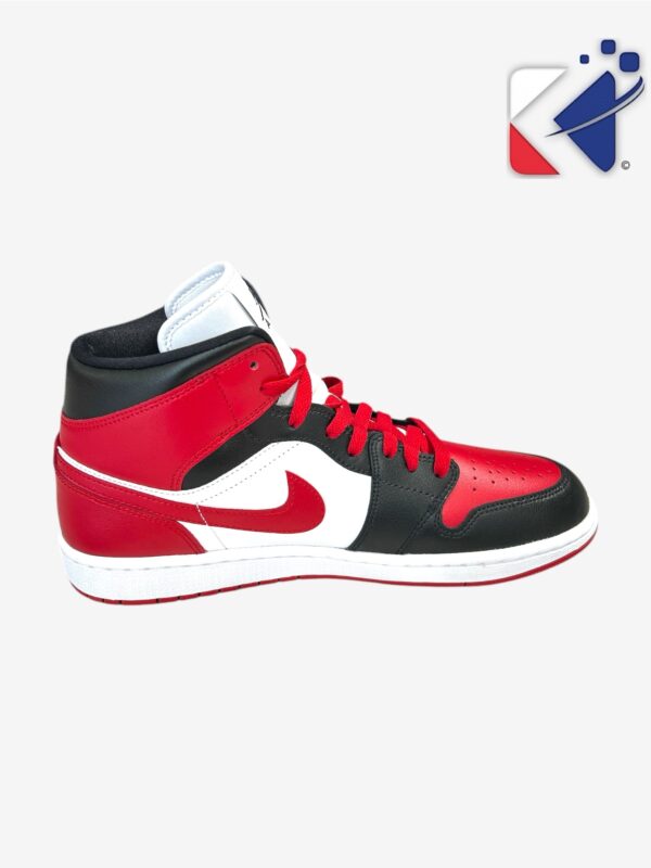Basket Air Jordan 1 Mid - noir/blanc/rouge - POINTURE 44,5 – Image 3