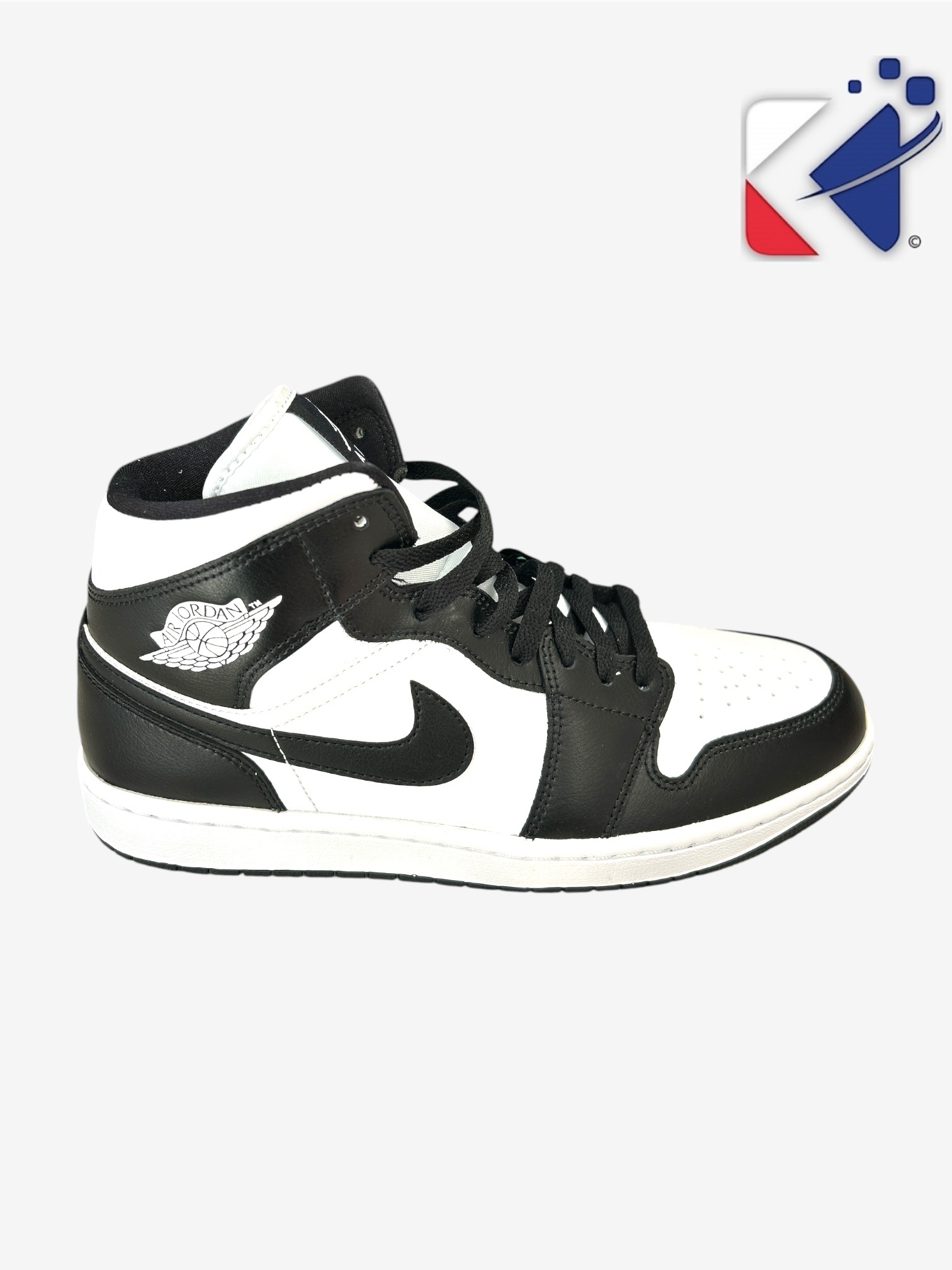 Basket Air Jordan 1 Mid - noir/blanc - Pointure 44,5