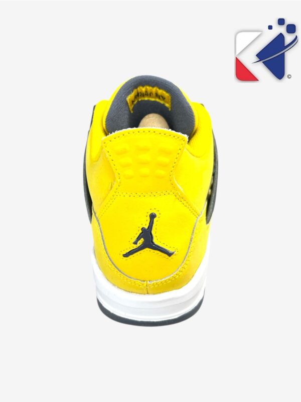Basket Air Jordan 4 Rétro (GS) - jaune/noir - Pointure 39 – Image 4