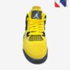 Basket Air Jordan 4 Rétro (GS) - jaune/noir - Pointure 40 – Image 2