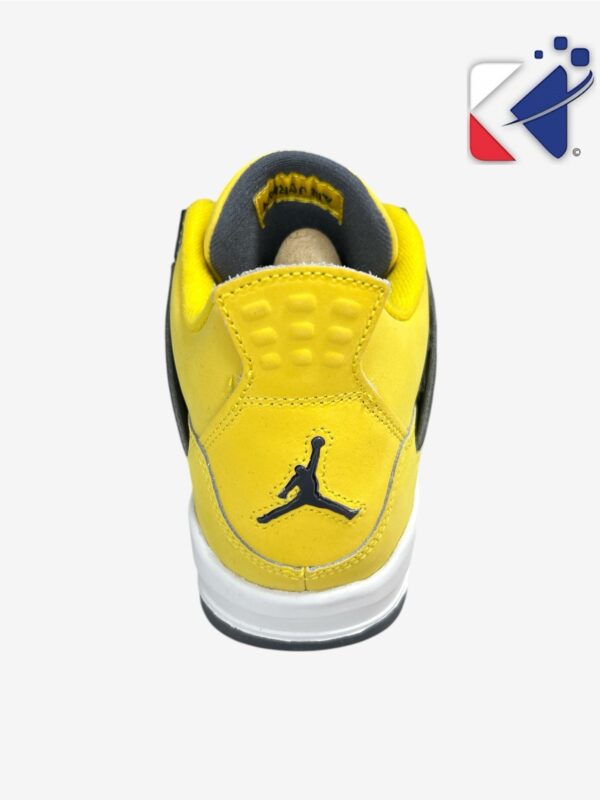 Basket Air Jordan 4 Rétro (GS) - jaune/noir - Pointure 40 – Image 4