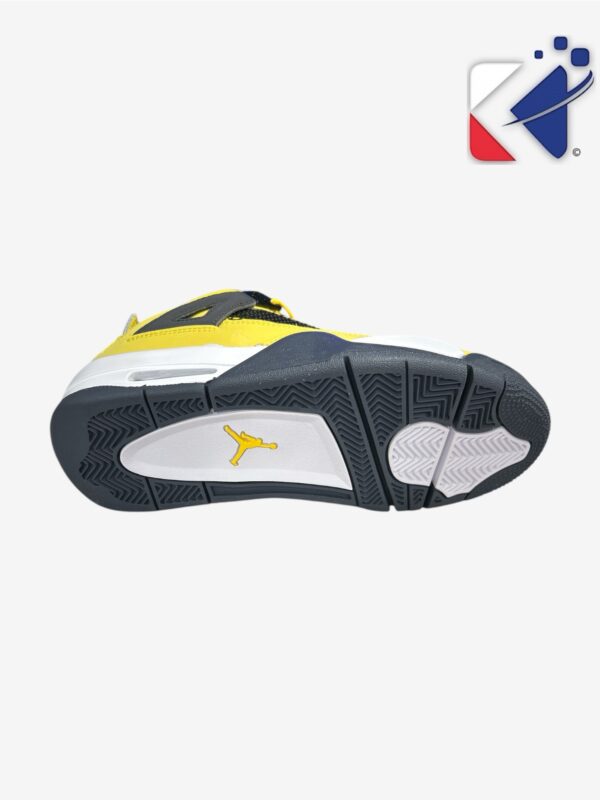 Basket Air Jordan 4 Rétro (GS) - jaune/noir - Pointure 40 – Image 5