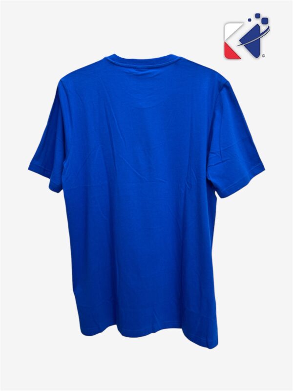 T-shirt bleu et blanc Adidas taille M – Image 2