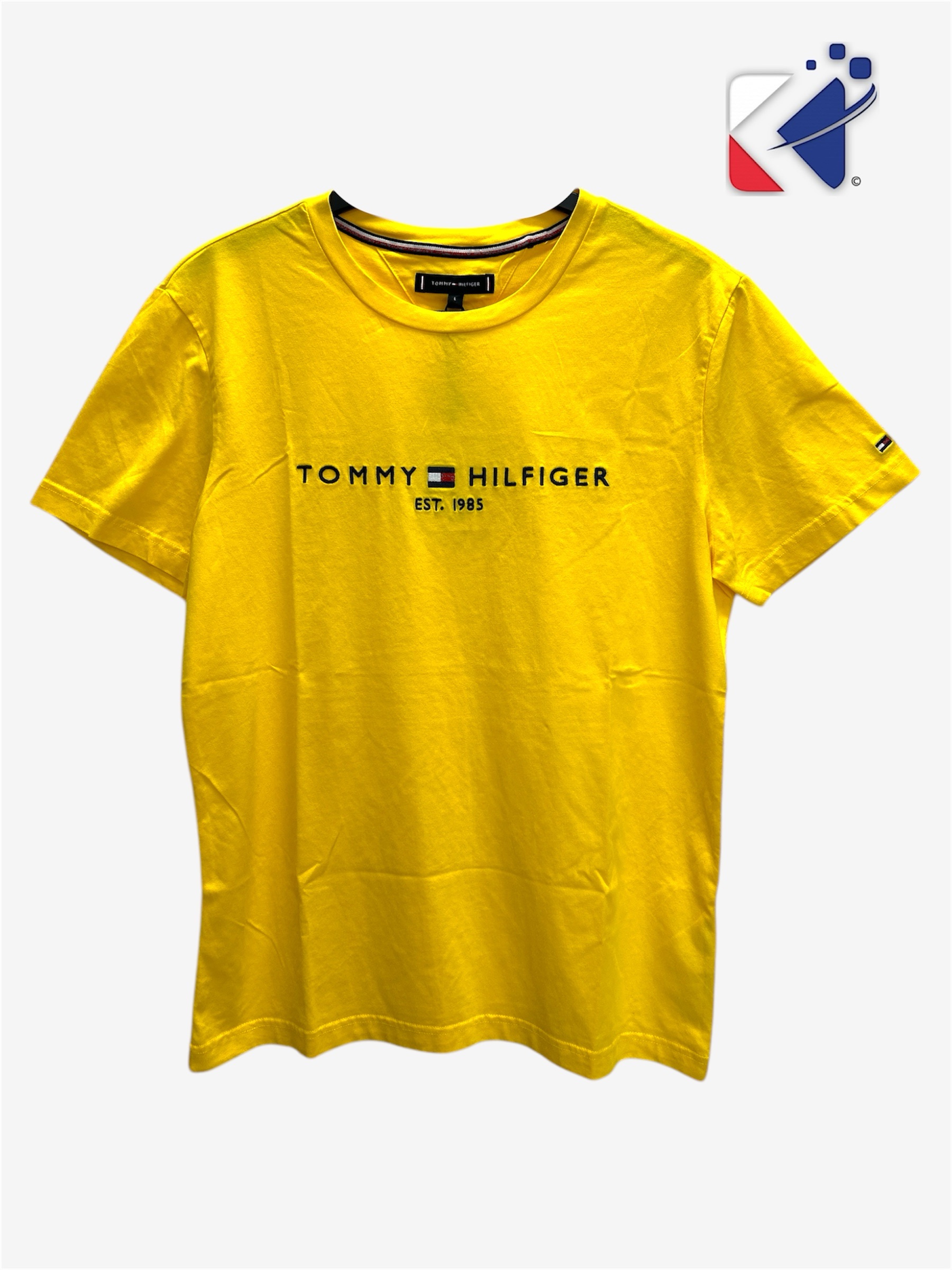 T-shirt jaune Tommy  Hilfiger - Taille L