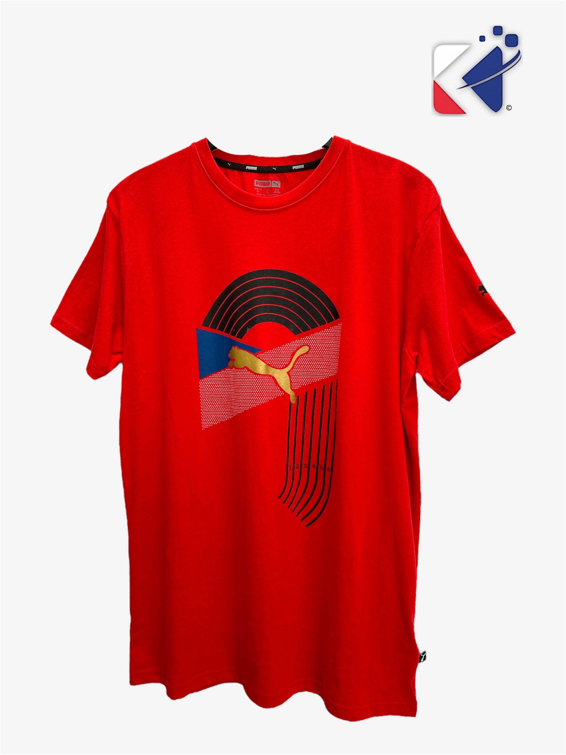 T-shirt rouge Puma taille L