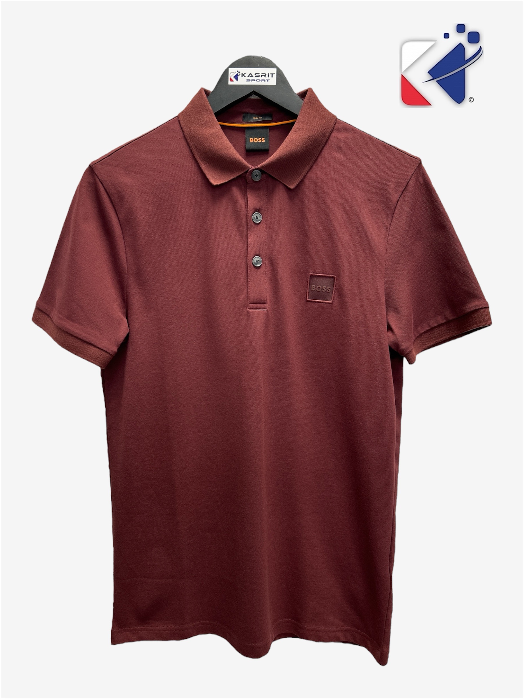Polo Hugo Boss bordeaux - Taille M